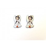 Betty Boop Pins Lot #36 Angel Bobble Head Designs Two Pieces 